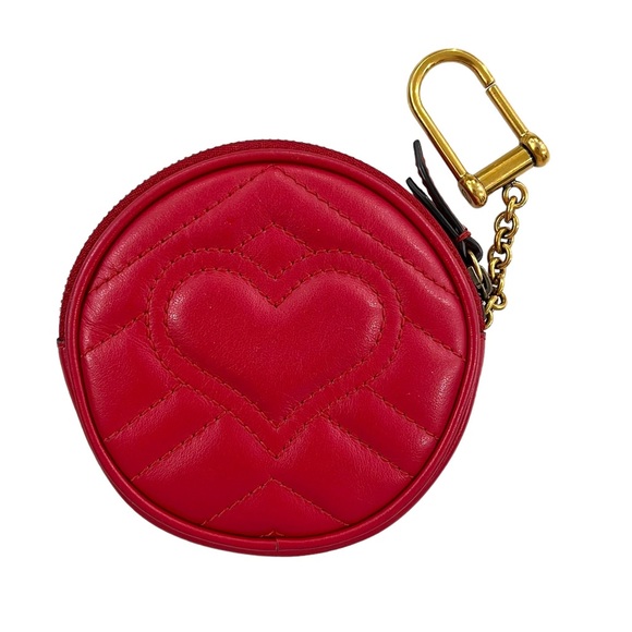 Gucci GG Marmont Round Key Pouch Wallet - Picture 2 of 6
